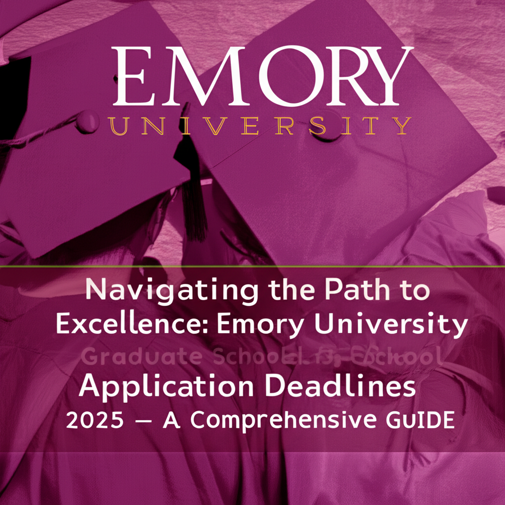 Navigating the Path to Excellence: Emory University Graduate School Application Deadlines 2025 – A Comprehensive Guide Navigating the Path to Excellence: Emory University Graduate School Application Deadlines 2025 – A Comprehensive Guide