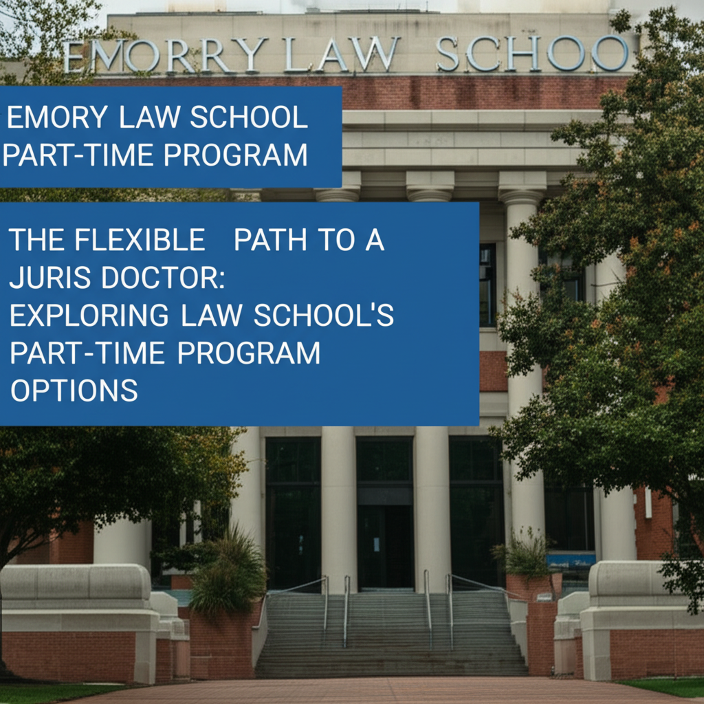 The Flexible Path to a Juris Doctor: Exploring Emory Law School’s Part-Time Program Options The Flexible Path to a Juris Doctor: Exploring Emory Law School’s Part-Time Program Options
