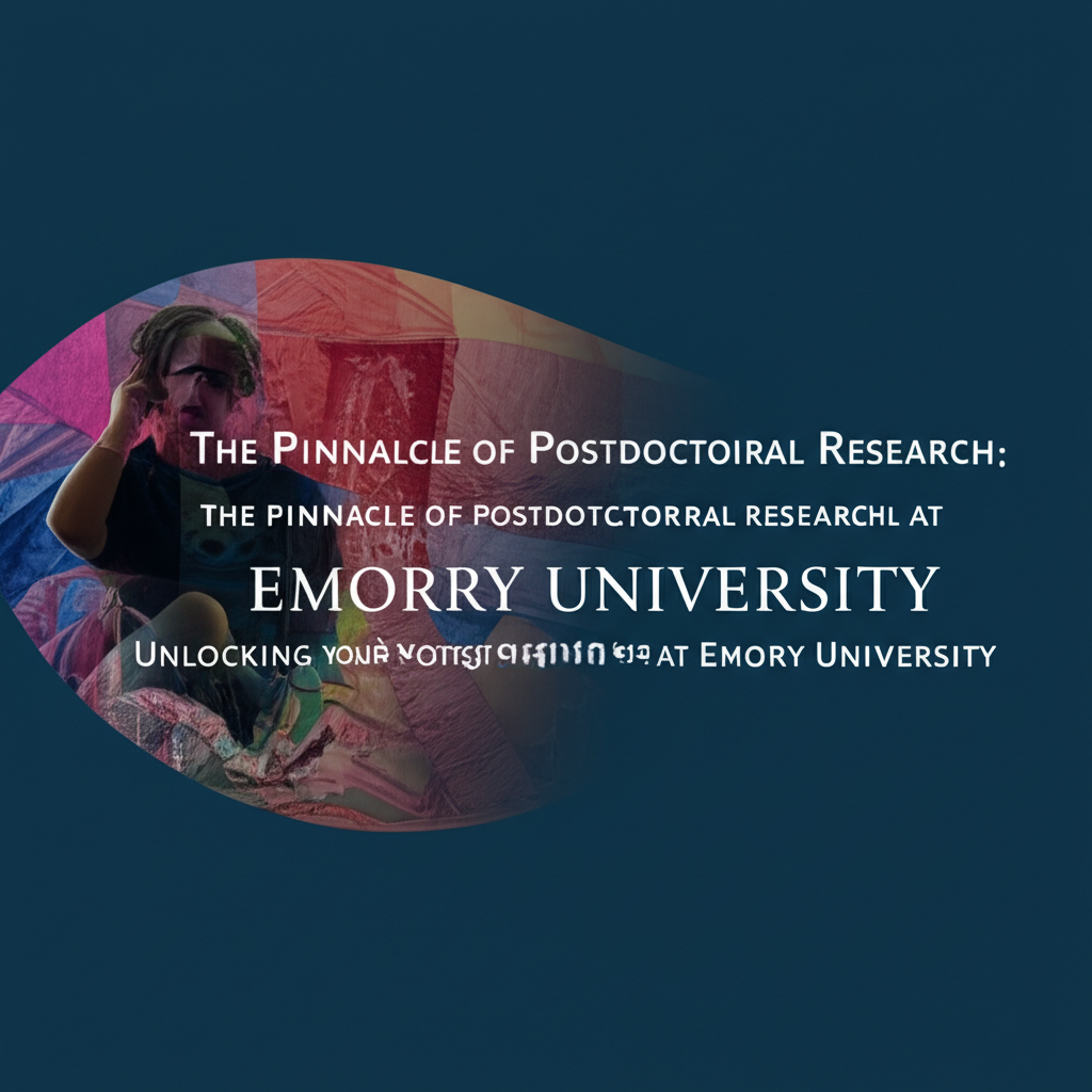 The Pinnacle of Postdoctoral Research: Unlocking Your Potential at Emory University The Pinnacle of Postdoctoral Research: Unlocking Your Potential at Emory University