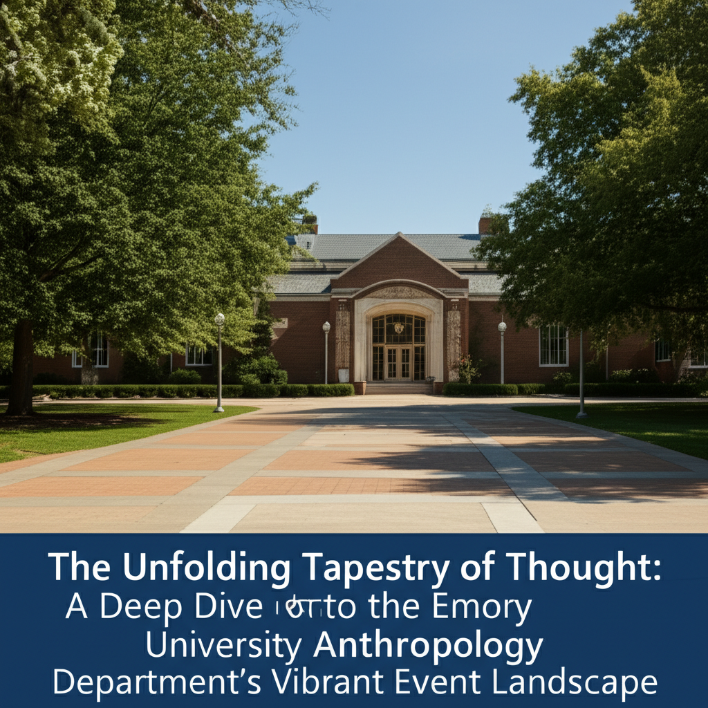The Unfolding Tapestry of Thought: A Deep Dive into the Emory University Anthropology Department’s Vibrant Event Landscape The Unfolding Tapestry of Thought: A Deep Dive into the Emory University Anthropology Department’s Vibrant Event Landscape