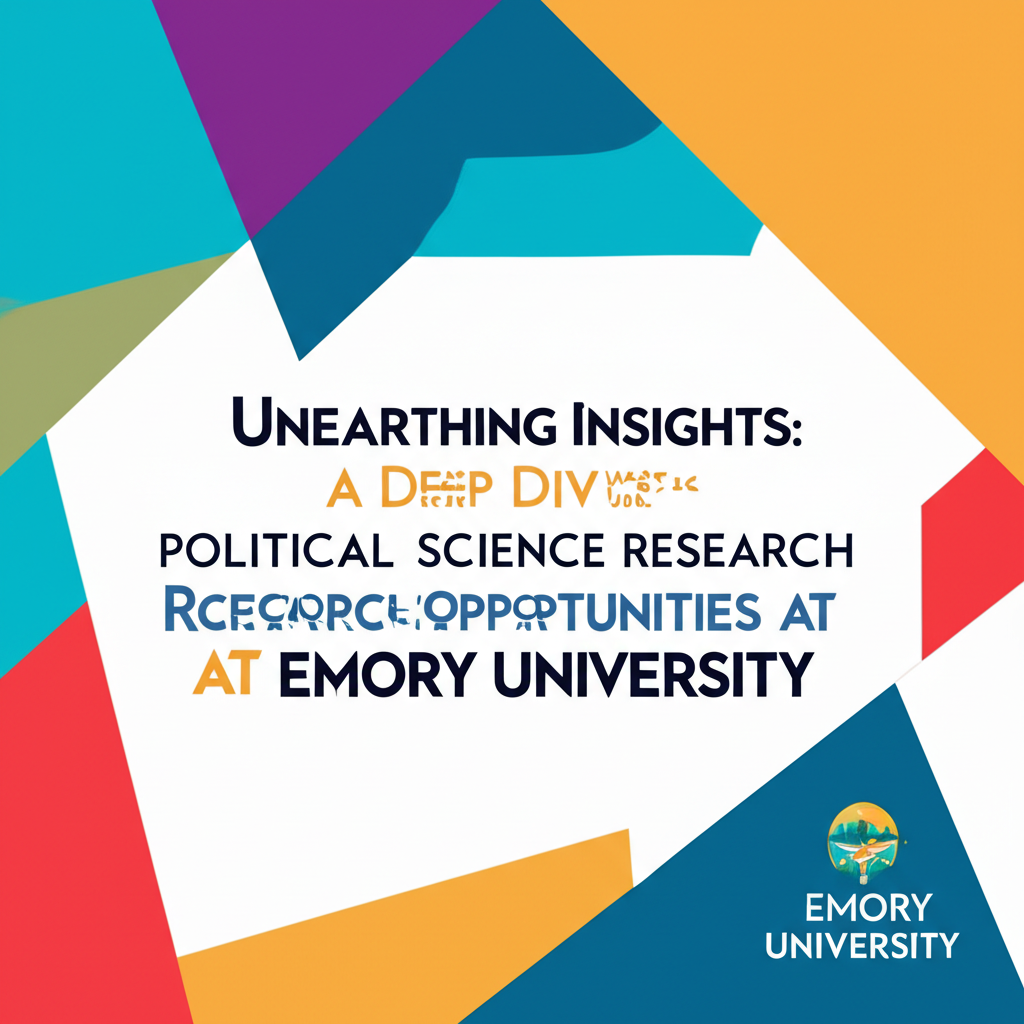 Unearthing Insights: A Deep Dive into Political Science Research Opportunities at Emory University Unearthing Insights: A Deep Dive into Political Science Research Opportunities at Emory University