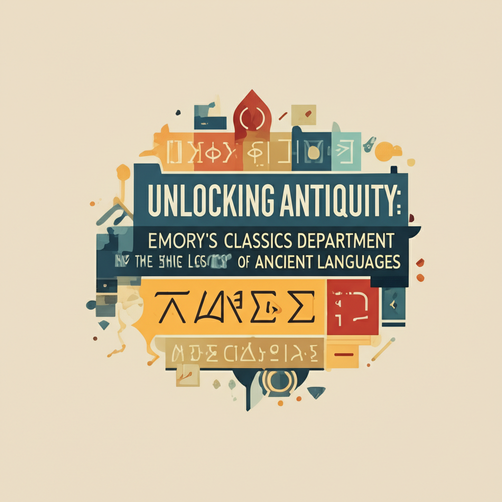 Unlocking Antiquity: Emory’s Classics Department and the Living Legacy of Ancient Languages Unlocking Antiquity: Emory’s Classics Department and the Living Legacy of Ancient Languages