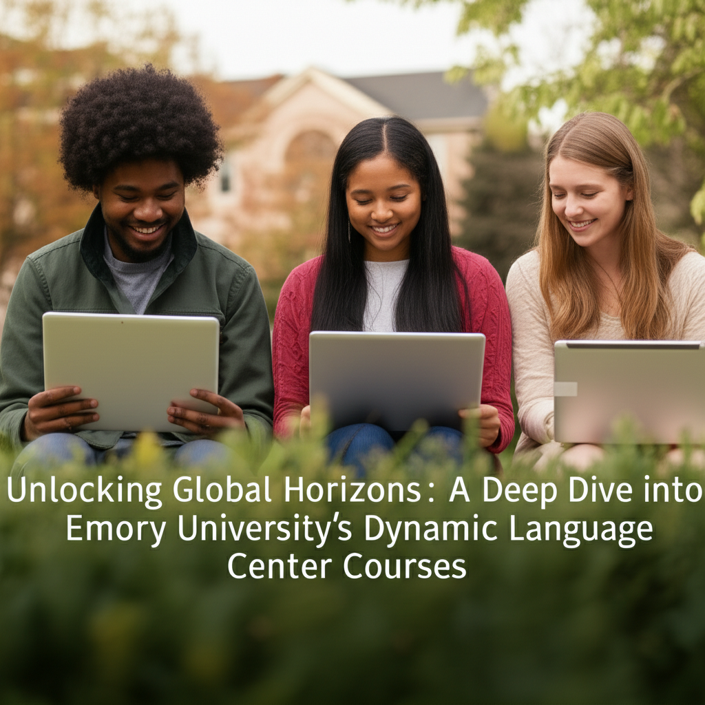 Unlocking Global Horizons: A Deep Dive into Emory University’s Dynamic Language Center Courses Unlocking Global Horizons: A Deep Dive into Emory University’s Dynamic Language Center Courses