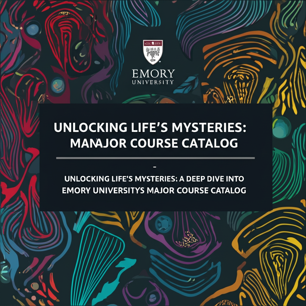 Unlocking Life’s Mysteries: A Deep Dive into Emory University’s Biology Major Course Catalog Unlocking Life’s Mysteries: A Deep Dive into Emory University’s Biology Major Course Catalog